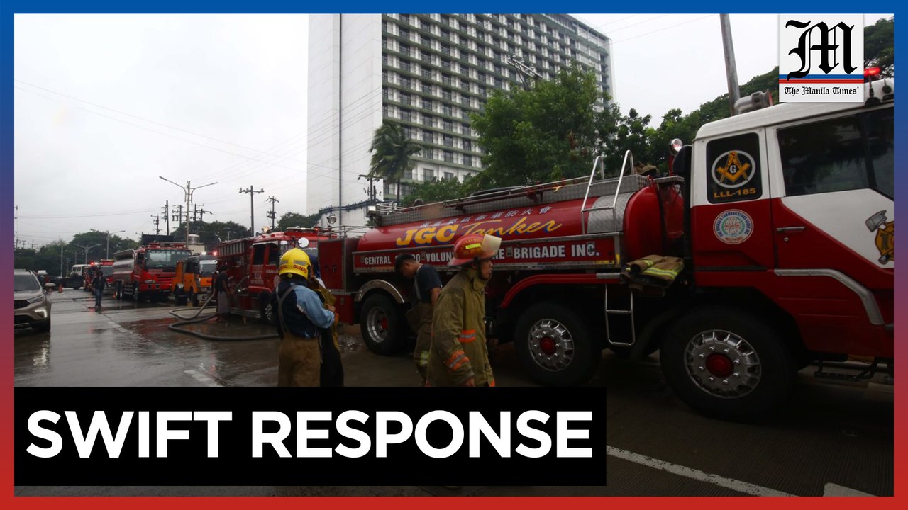 Fire hits The Manila Hotel