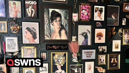 First-time homeowner goes 'wild' and decorates home with 142 framed pictures