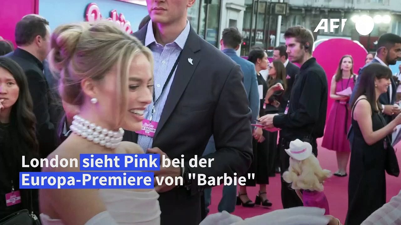 'Barbie'-Europa-Premiere: London sieht Pink