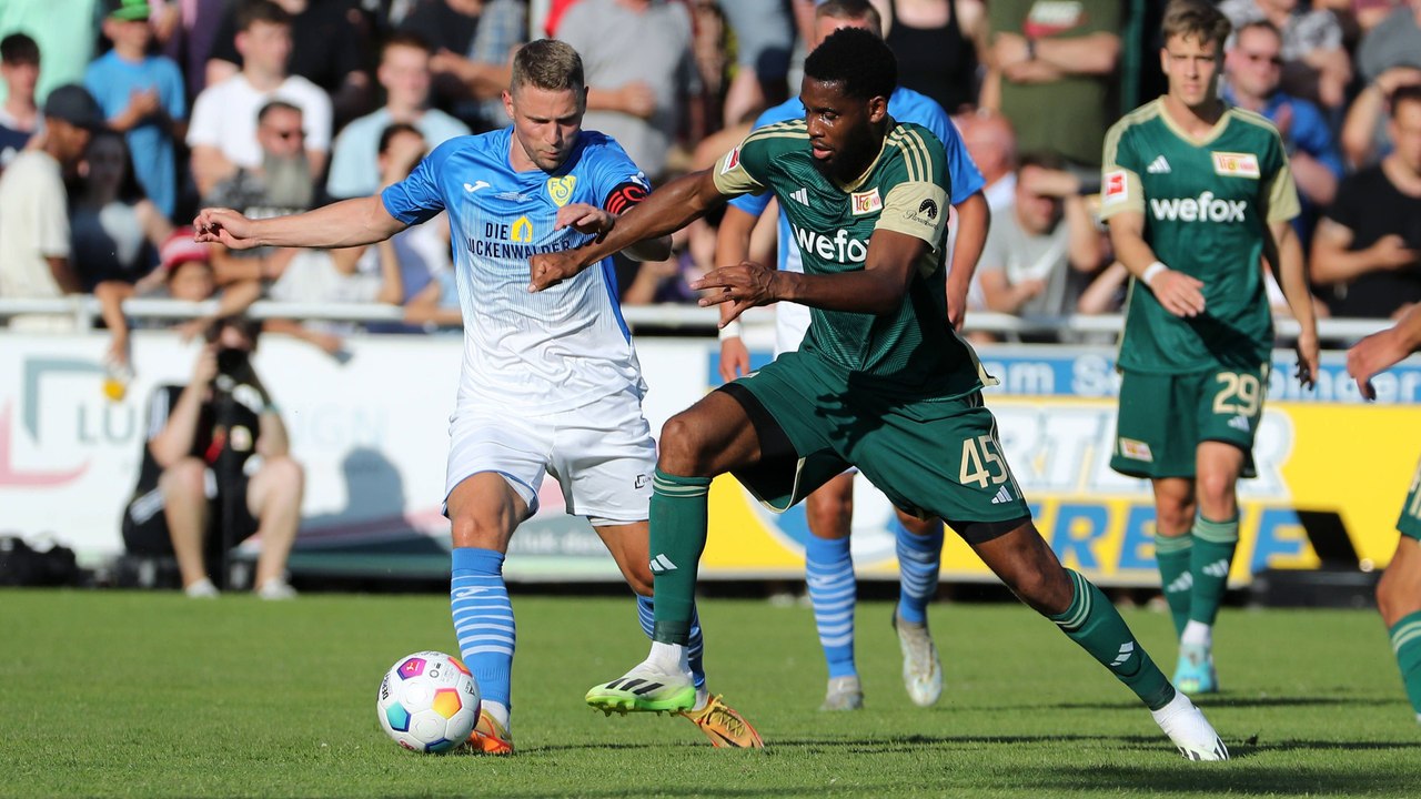 Unioner Blitzstart: Jordan und Haberer ziehen Luckenwalde früh den Zahn