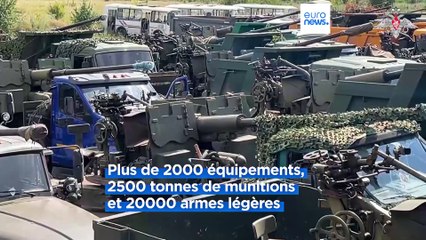 Wagner a remis à l'armée russe plus de 2 000 équipements militaires et 20 000 armes légères