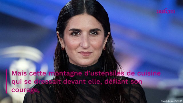 Les torchons et les serviettes : Géraldine Nakache surprend avec sa tenue pour... faire la vaisselle
