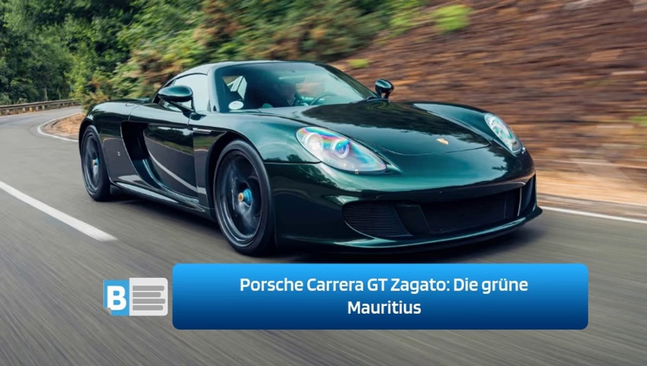 Porsche Carrera GT Zagato: Die grüne Mauritius