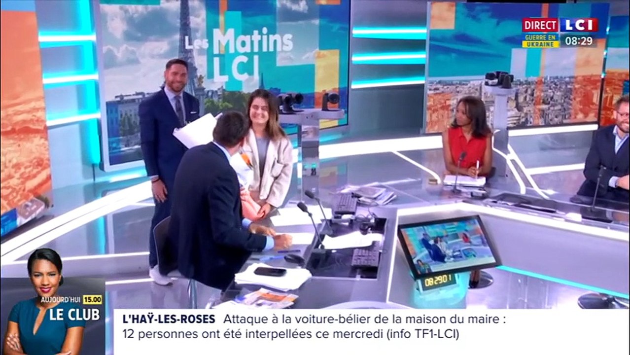 Stefan Etcheverry fait ses adieux à la matinale de LCI