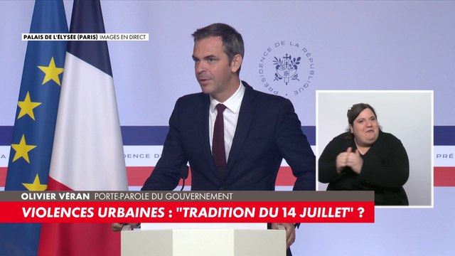Olivier Véran : «On ne s'habituera jamais à ce que des moments de célébrations collectives soient des moments de débordements ou des moments d'expression de violence»
