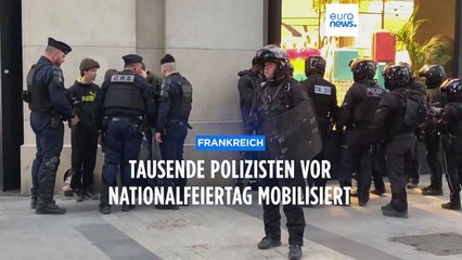 Französischer Nationalfeiertag: Polizei bereitet sich auf den Ernstfall vor