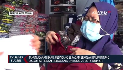 Descargar video: Tahun Ajaran Baru, Pedagang Seragam Sekolah Raup Untung