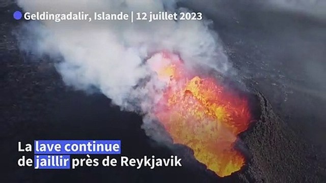 Eruption volcanique en Islande: la lave continue de s'écouler près de Reykjavik