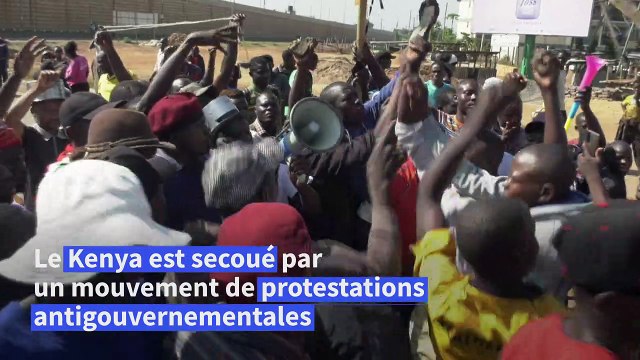 Kenya: violents heurts avec la police lors d'une manifestation antigouvernementale