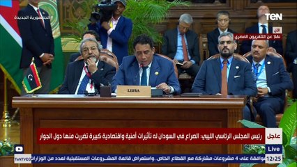 رئيس المجلس الرئاسي الليبي: ندعو إلى الوقف الفوري للقتال في السودان