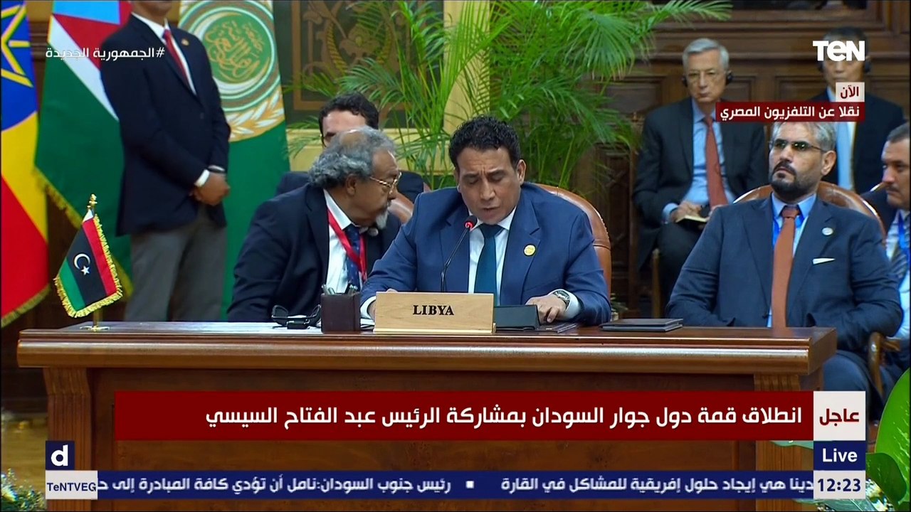 رئيس المجلس الرئاسي الليبي: ندعو إلى الوقف الفوري للقتال في السودان