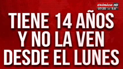 ¿Dónde está Mara? Tiene 14 años y está desaparecida hace varios días