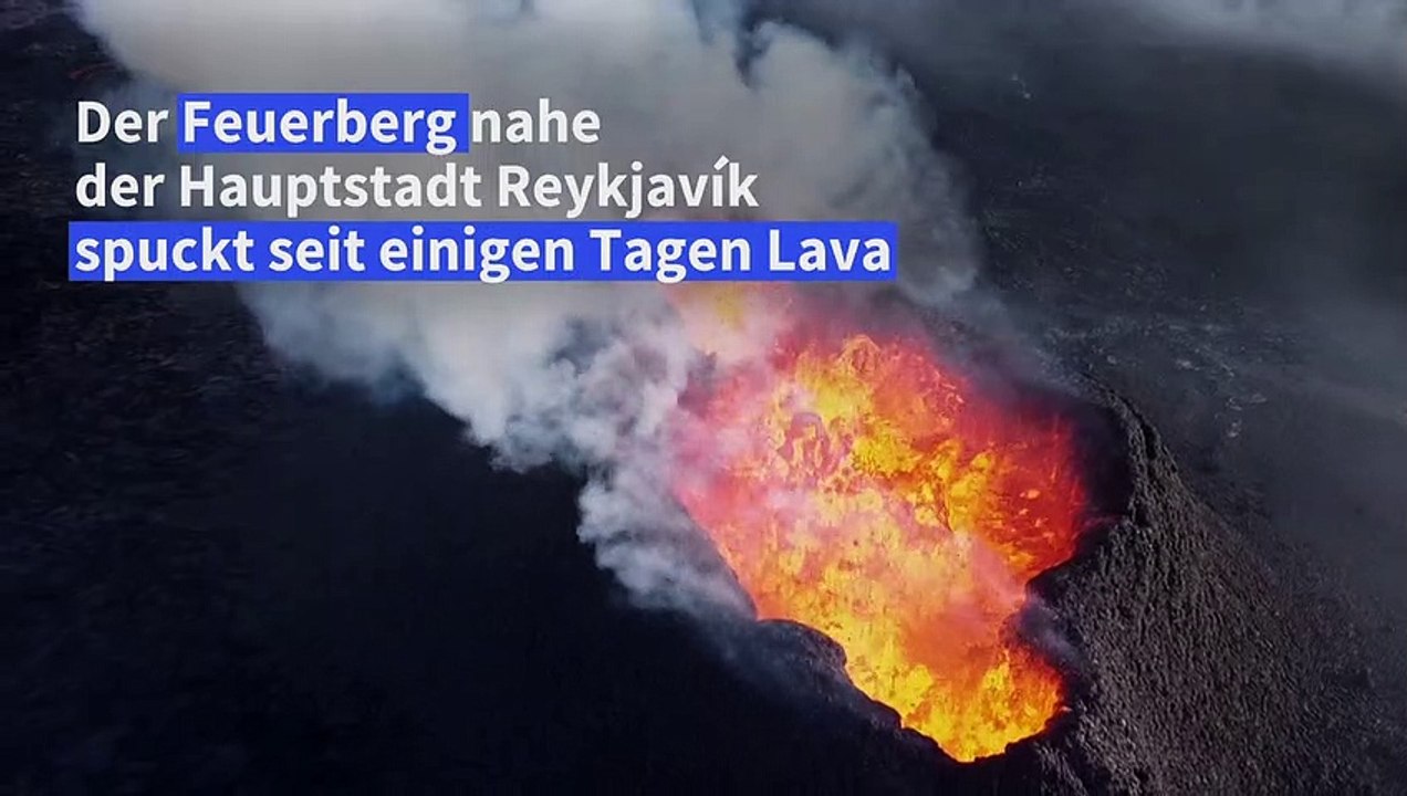 Island: Vulkanausbruch fasziniert Touristen