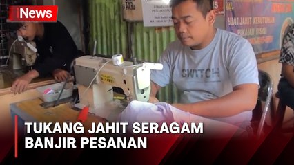 Tahun Ajaran Baru, Tukang Jahit Seragam Banjir Pesanan
