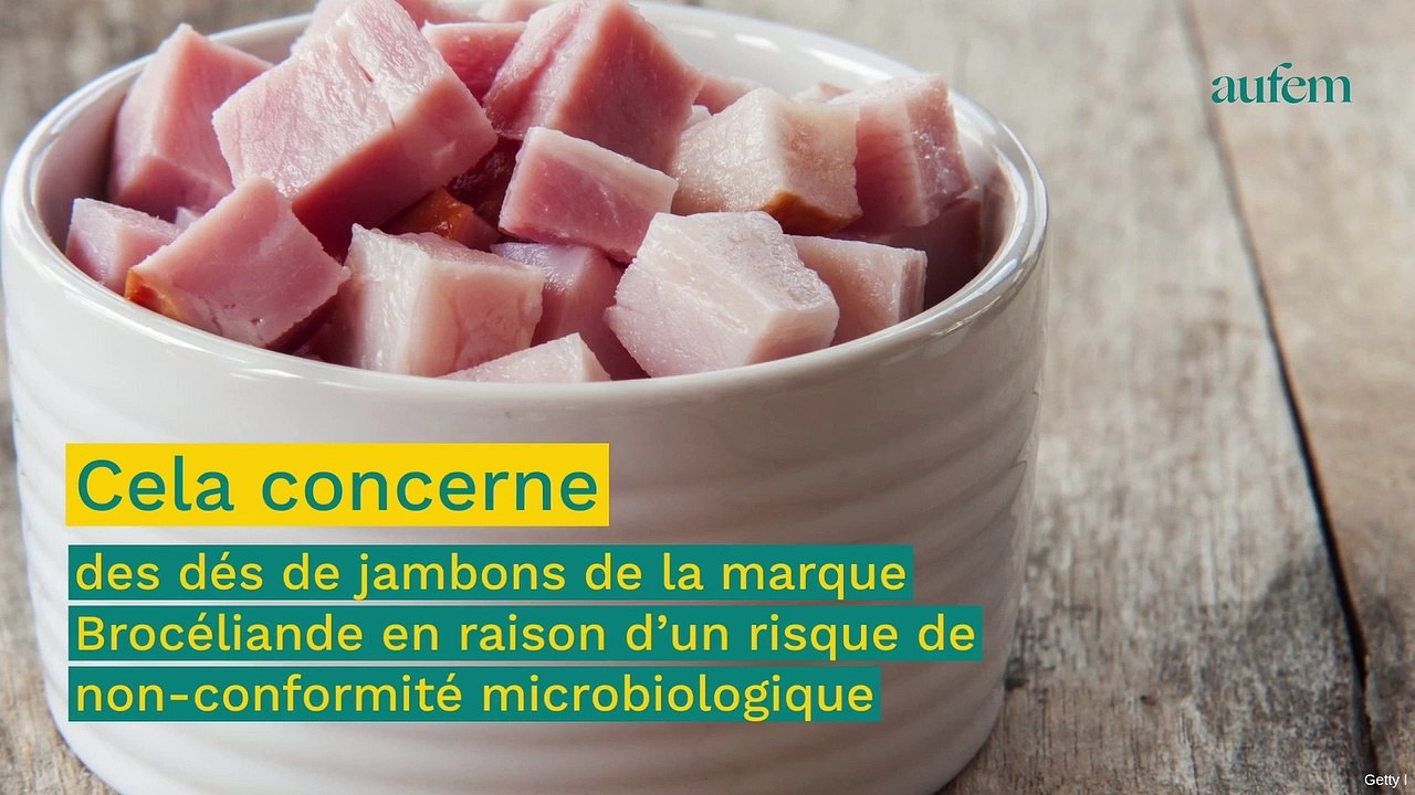 Rappel produit : attention, ces dès de jambon ne doivent surtout pas être consommés