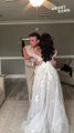 Loving Dad has an emotional reaction to daughters First Look moment