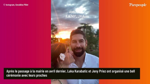 PHOTOS Luka Karabatic et Jeny Priez se sont mariés ! La belle blonde sublime dans sa robe blanche, Nikola aux anges