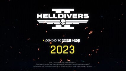Helldivers 2 Co-op and Combat Trailer PS