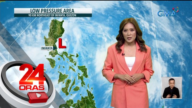 Patuloy na lumalapit ang LPA sa Luzon kasabay ng pag-iral ng habagat - Weather update today (July 13, 2023) | 24 Oras