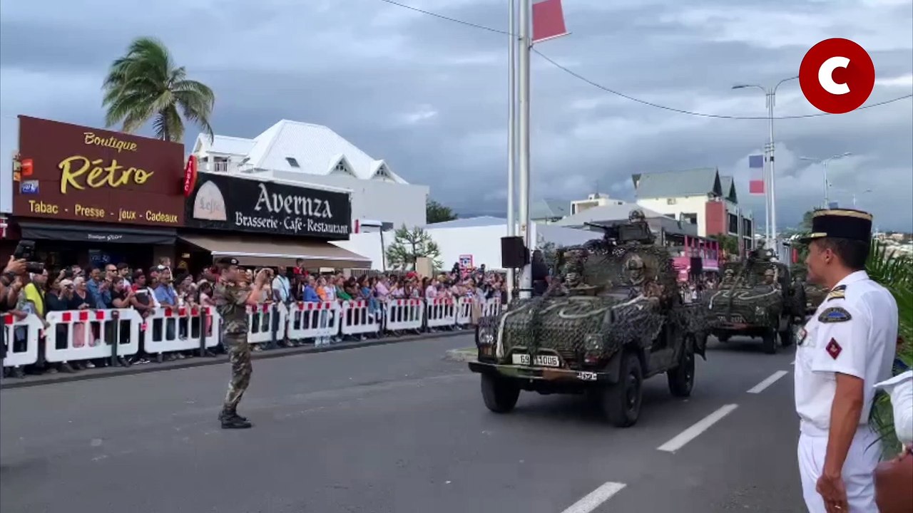 Le défilé du 14 juillet à Saint-Pierre