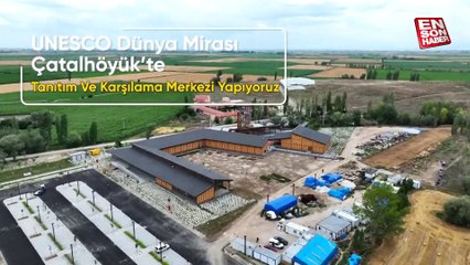 Çatalhöyük Karşılama ve Tanıtım Merkezi inşaatı
