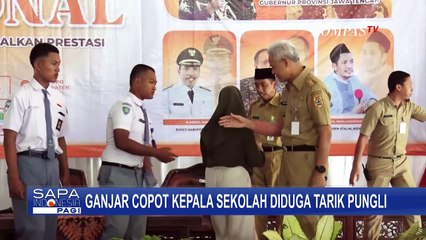 Ganjar Pranowo Copot Jabatan Kepala Sekolah yang Lakukan Pungli Berkedok Infak!