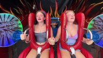 Girls Passing Out  | Funny Slingshot Ride Compilation