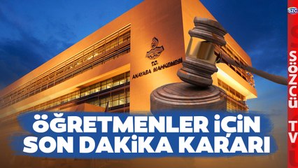 Anayasa Mahkemesi'nden Öğretmenlerle İlgili Son Dakika Meslek Kanunu Kararı!