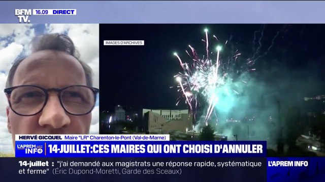 Nous faisons le choix de la précaution : le maire de Charenton-le-Pont décide d'annuler le feu d'artifice pour le 14-Juillet