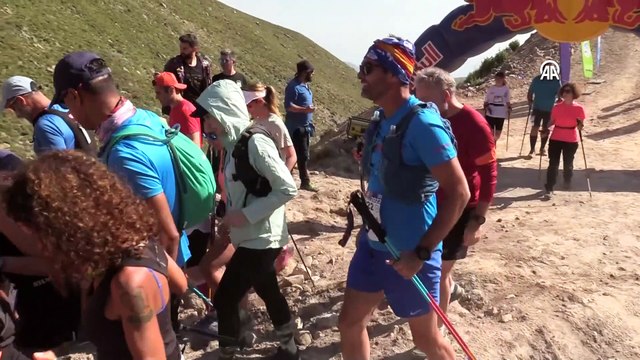 KAYSERİ - Uluslararası Erciyes Ultra Sky Trail Dağ Maratonu başladı
