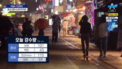 충남 강풍 속 호우주의보 ‘긴장’…10개 국립공원 통제
