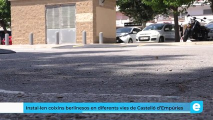 Instal·len coixins berlinesos en diferents vies del municipi per millorar la seguretat vial