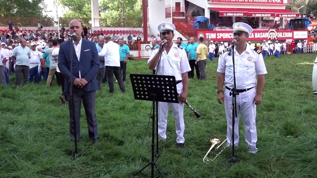 EDİRNE - 662. Tarihi Kırkpınar Yağlı Güreşleri'nin resmi açılışı yapıldı