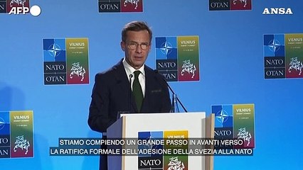 Premier Svezia: "Grande passo in avanti per adesione alla Nato"