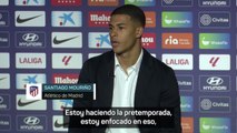 Primeras palabras de Mouriño como jugador del Atlético de Madrid