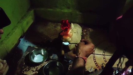 नंदी को दूध पिलाने बड़ी संख्या में उमड़े श्रद्धालु