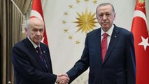 Cumhurbaşkanı Erdoğan, MHP Genel Başkanı Devlet Bahçeli ile bir araya geldi