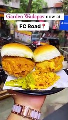 Pune 's famous Garden vadapav now started at FC road also.
