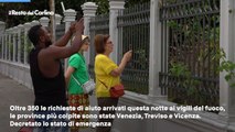 Maltempo in Veneto, alberi crollati alla casa di riposo di Portogruaro