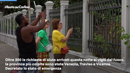 Maltempo in Veneto, alberi crollati alla casa di riposo di Portogruaro