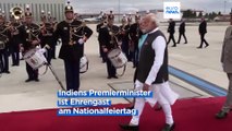 Waffengeschäfte mit Indien: Frankreich rollt Modi den roten Teppich aus