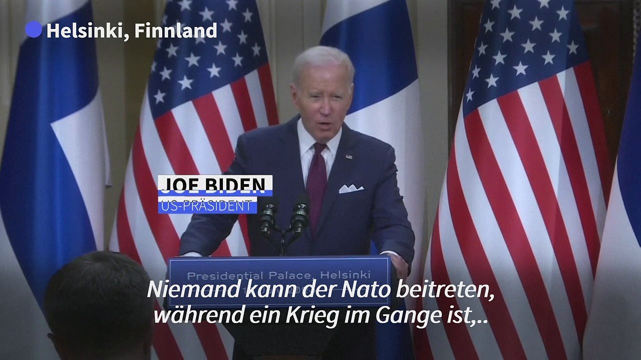 Biden: Ukraine wird der Nato beitreten
