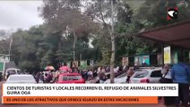 Cientos de turistas y locales recorren el Refugio de Animales Silvestres Guira Oga