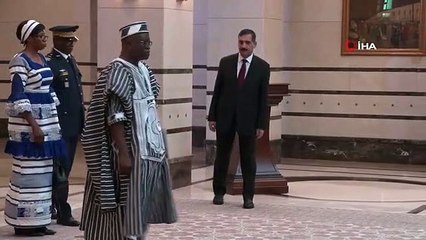 Burkina Faso Büyükelçisi Cumhurbaşkanı Erdoğan'a güven mektubunu sundu