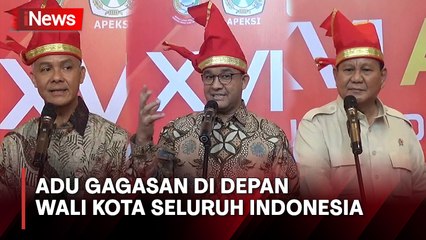 Hadiri Rakernas Apeksi, 3 Bakal Capres Adu Gagasan di Depan Wali Kota Seluruh Indonesia