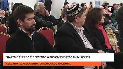 Hacemos Unidos presentó a sus candidatos en Misiones