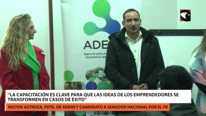 “La capacitación es clave para que las ideas de los emprendedores se transformen en casos de éxito”