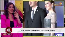 Roxy Vázquez analizó la pose de Cristina Pérez en los Martín Fierro
