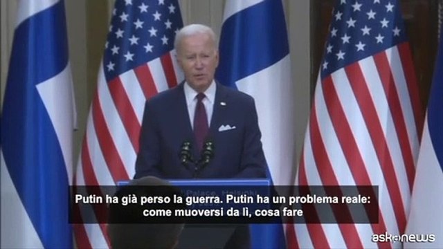 Biden da Helsinki: escludo che la Russia usi armi nucleari in Ucraina