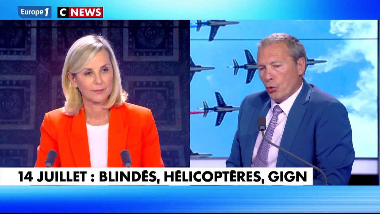 14 juillet : Blindés, hélicoptères, GIGN